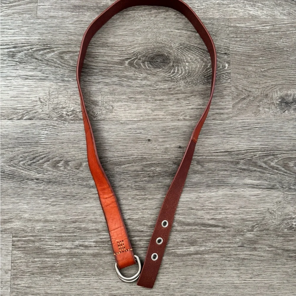 Men's Brown Leather GAP Belt - Picture 3 of 4